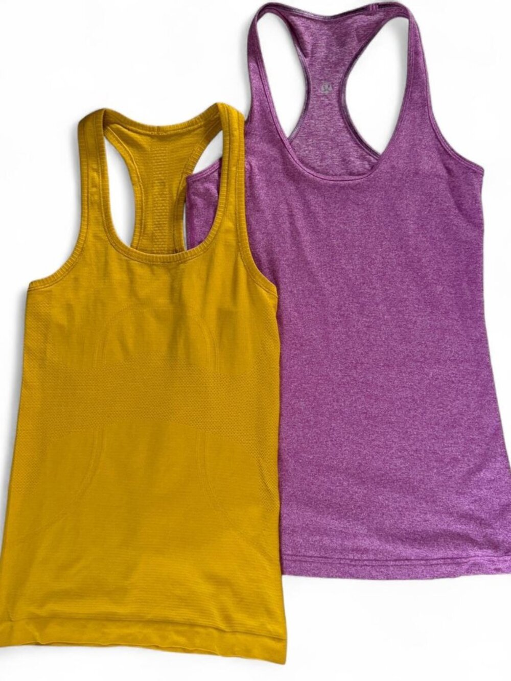 LOT of 2 Lululemon Racerback Tops, Size Medium